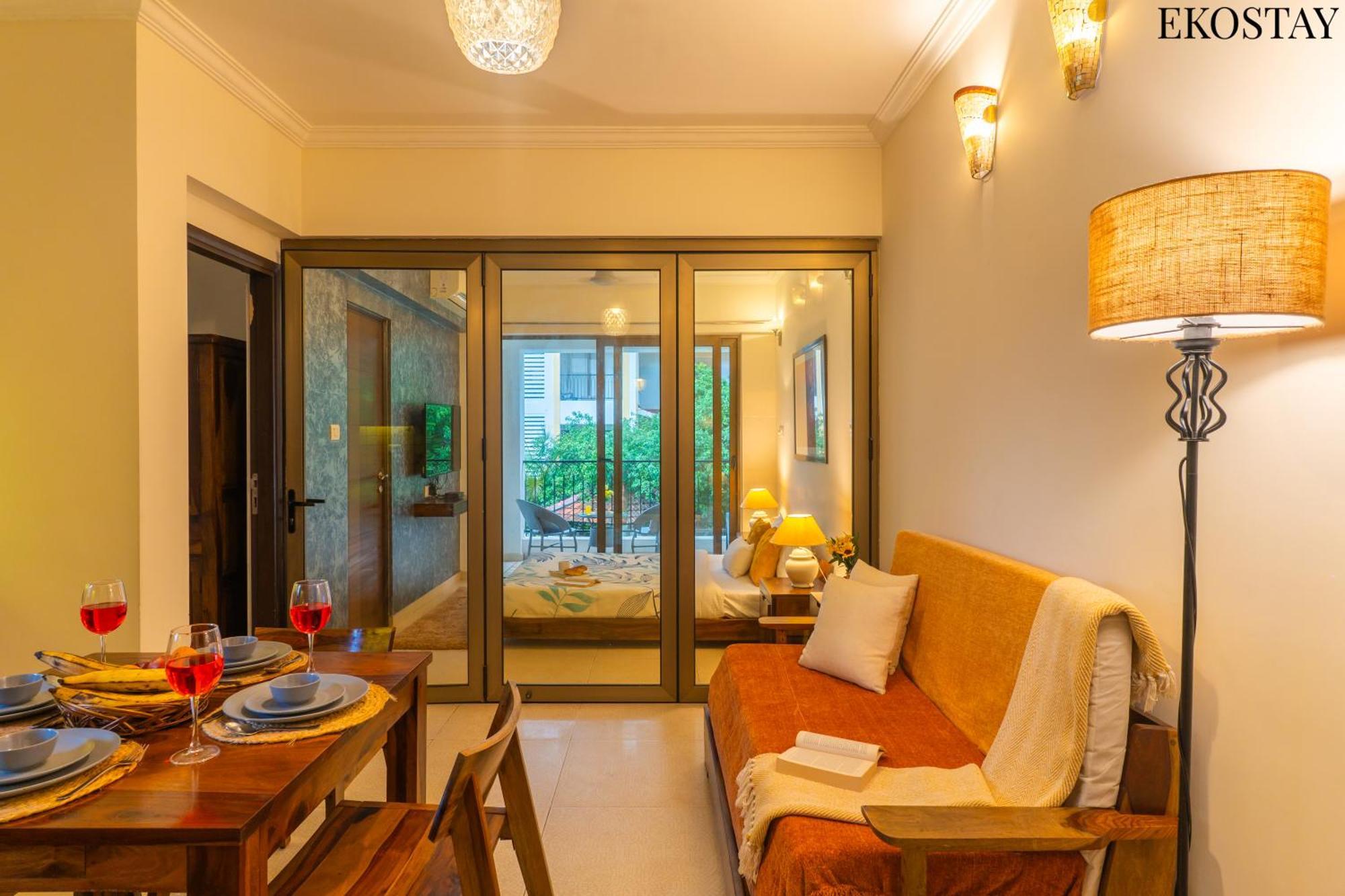 Ekostay - Belvedere Apartment Candolim Extérieur photo